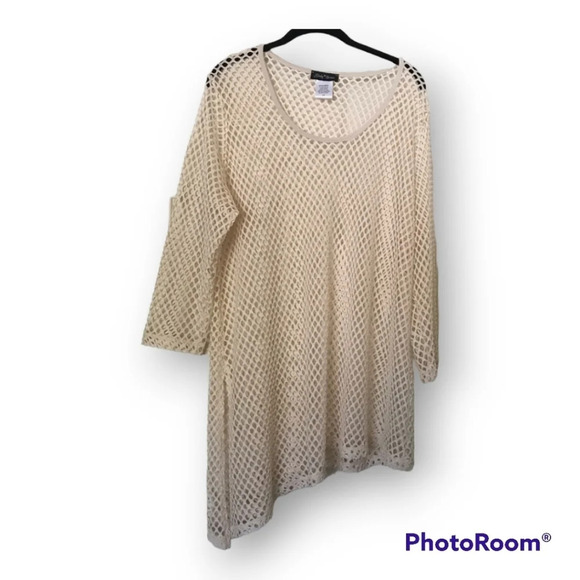Slinky Brand Mesh tunic - Picture 1 of 3